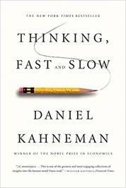 Thinking, Fast and Slow by Daniel Kahneman book cover